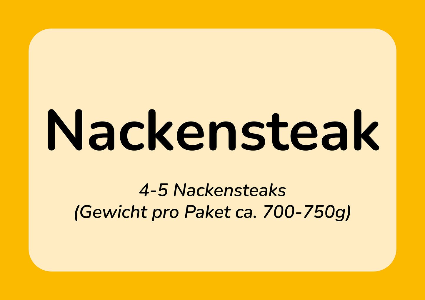 Nackensteak